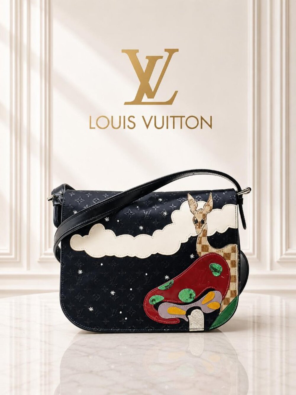 Authentic Louis Vuitton Conte de Fées Musette Shoulder Bag